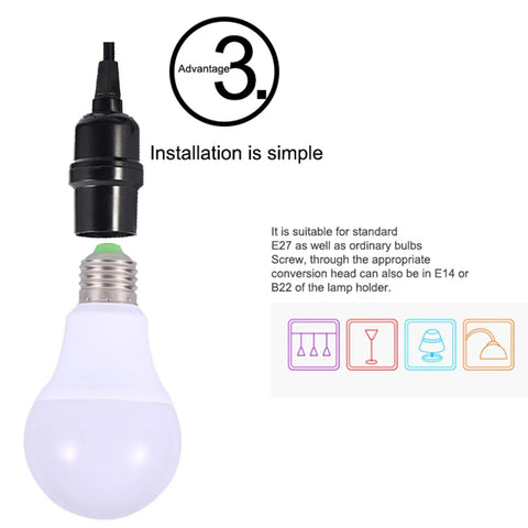 16 Color E27 RGB Remote Control Bulb Led Light For Room Smart Bulb Lamp Dimmer Low Power Consumption Energy Save Adjustable Bulb