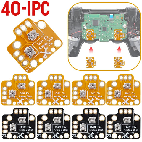 1-40pcs Gamepad Joystick Drift Repair Board Module for PS4 PS5 Xbox One Universal Controller Analog Thumb Stick Drift Fix Mod