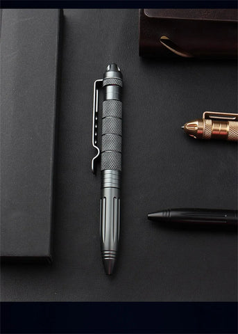 Multi Functional Tactical Pen High Quality Steel Anti Skid Portable Self Defense Pen Aluminum Glass Breaker Survival Tool