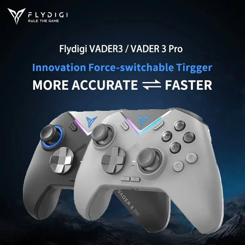 2024 New Flydigi VADER 4PRO/VADER 3 / VADER 3 PRO Bluetooth Wireless Gamepad Hall Linear Trigger Switch/PC/steam/IOS Games