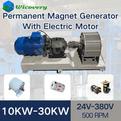 220v Electric Power Generator 20kw 30000W Permanent Magnet Generator 230v 380v Low Speeds 3 Phase Gearless Permanent Magnet PMG