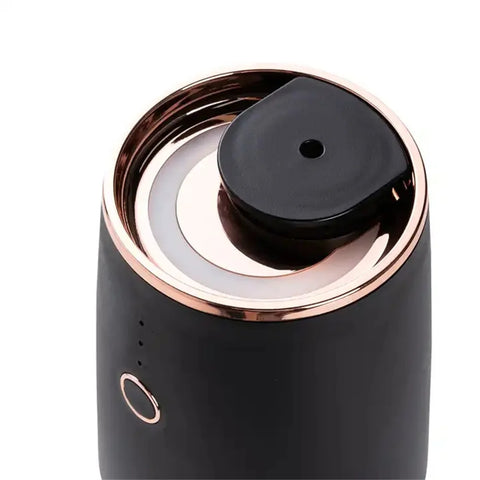 Waterless Essential Oil Aromatherapy Diffuser Office Desktop Portable Electric for Spa Home Mini Car Spray Timing 9 LED Lights