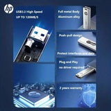 HP USB Flash Drive 3.2 32GB 64GB High Speed Sticks External Storage Metal Pen Drive Creative Personality Car Music