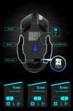 Rechargeable Bluetooth Wireless Mouse with 2.4G USB for Laptop Macbook PC Computer Backlight Gaming Mouse for iPad Tablet Phone