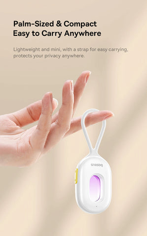 【New】Baseus Camera Detector Intelligent Hidden Camera Signal Detector Rechargeable Hanging Security Alarm Protection Detector