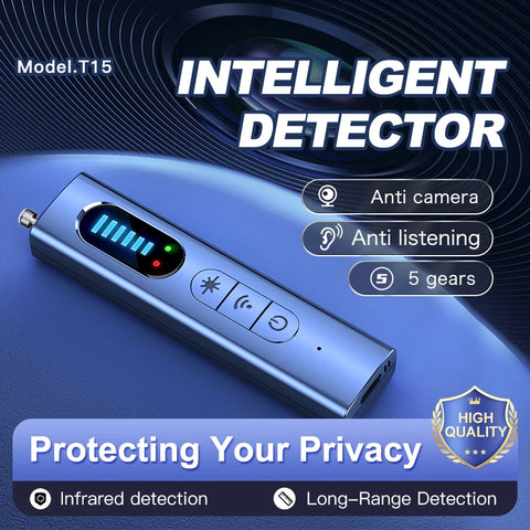 T15 Camera Detector Wireless Signal Infrared Scanner Anti-location Detector Professional GPS Search Devices Security Protection