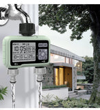 Super Timing System 2-Outlet Water Timer Precisely Watering Up Outdoor Automatic Irrigation Fully Adjustable Program