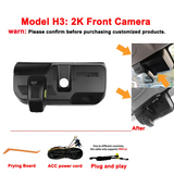 Customized 4K HD Plug and play WIFi Car DV Dual Lens For Great Wall Haval H3 Video Recorder Recording Devices APP control