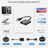 HDMI-compatible To VGA Converter Cable 1080P Full HD HDMI-VGA Conversion Adapter Cable For PC HDTV Projector Tablet Monitor