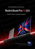 Xiaomi Redmi Book Pro 14 Laptop 2024 Intel Core Ultra 5 125H/Ultra 7 155H 16G/32GB DDR5+512G/1TB SSD 2.8K 14" 120Hz Notebook