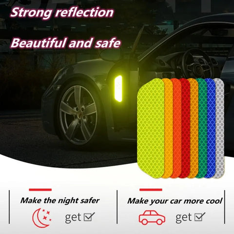 Car Door Sticker Safety Opening Warning Reflector Tape