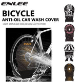 ENLEE Bicycle Washing Disc Brake Edge Protection Cover Anti Pollution Cover For MTB Mountain Bike Riding Maintenance Car Washing