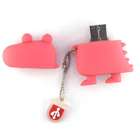 USB flash drive pendrive 128GB  4GB 8GB 16GB 32GB 64GB cute animal  cartoon Cat  penguin biscuit Dinosaur pen drive memory stick