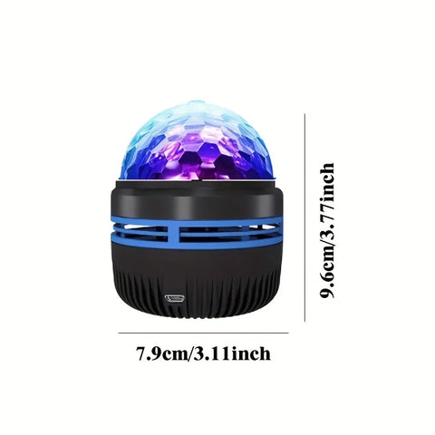 LED Starry Galaxy Projector Light RGB Smart Remote Control Star Aurora Lamp KTV USB Powered Auto Rotating for Home Bedroom Decor