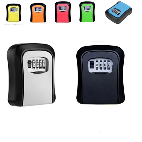 2023 Key Lock Box Wall-mounted Plastic  safe weatherproof  combination key storage  lock box for indoor and outdoor use