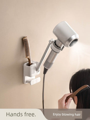 Metal Liberation Hands Wall Hanging Hair Dryer Rack