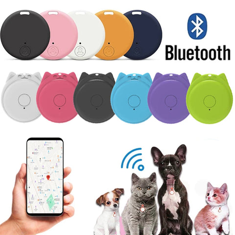 Mini GPS Mobile Bluetooth 5.0 Tracker Anti-Lost Device Round Anti-Lost Device Pet Kids Bag Wallet Tracking Smart Finder Locator