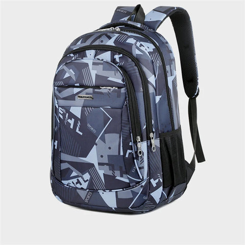 Geometric Oxford Backpack