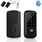 Smart Deadbolt lock of TTLOCK bluetooth APP Fingerprint Door Lock, Keyless Entry Door Lock Door Digital Electronic Lock for home