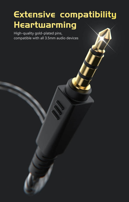 Original QKZ AK6 ARES/DMX/AKX Earphones HIFI Heavy Bass In Ear Monitor Wired Headphones With Mic Noise Cancell Sport Game Music