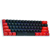 61 Key Set PBT Keycaps Ansi 60% Computer Gamer Mechanical Keyboard Cap Backlight OEM Miami DOLCH GK61 SK61 Anne pro 2 RK61 K617