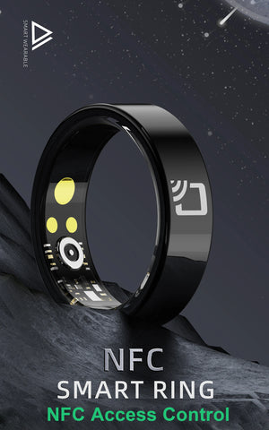 Fashion Smart Ring Men Women R20 NFC Access Control Sleep Monitor Fitness Tracker IP68 Waterproof Camera Control Finger Rings