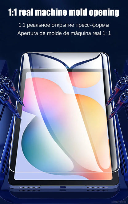 2PCS Tempered Glass Screen Protector for Samsung Galaxy Tab S8 Ultra Plus S6 Lite S7 Fe A7 Lite A8 S9 A9 Tablet Accessories Film