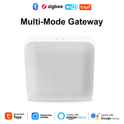 Tuya Smart Multi-Mode Gateway ZigBee Bluetooth Gateway Hub Smart Life APP Remote Control Bridge Compatible Work for Alexa Google