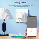 Tuya Smart Home Wireless WIFI Plug Socket UK EU US Universal 16A Travel Universal Conversion Socket Outlet Power Monitor Timer