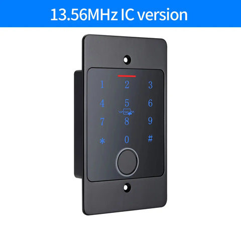 Tuya Wifi Standalone Fingerprint Access Control Keypad Metal Waterproof Backlight Embedded installation Opener Reader+M70 box