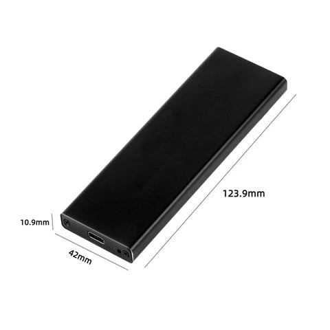 For Macbook 2012 Air A1425 A1398 A1465 A1466 SSD Case Ultra-thin Aluminum Alloy USB3.2 GEN2 6Gbps M.2 SATA SSD Box SSD Enclosure