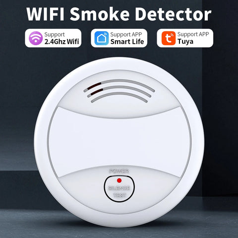 Tuya Smoke Detector WiFi Fire Alarm System