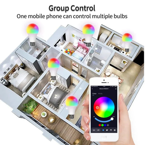 E27 LED Smart Bulb RGB