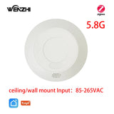 ZigBee3.0/Wifi 24G MmWave Radar Human Presence Motion Sensor For Light Switch Luminosity Detection 110/220V Tuya Smart Life Home