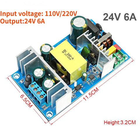 AC 85-265V to DC 5V 12V 24V  step down Transformer power supply  1A 2A 4A 6A 8A 9A  13A switching power module  bare board