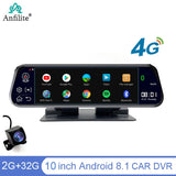 10" smart rearview mirror Video Recorder Registrator GPS navigator ADAS 4G Car DVR Camera Dash cam Black Box WiFi Android