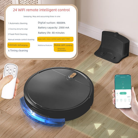 Automatic Three-in-One Intelligent Cleaning Robot