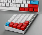 61 Key Set PBT Keycaps Ansi 60% Computer Gamer Mechanical Keyboard Cap Backlight OEM Miami DOLCH GK61 SK61 Anne pro 2 RK61 K617