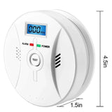 Carbon Monoxide Smoke Detector, CO and Smoke Alarm, Combination CO Alarm,Fire Alarm for Home and Kitchen, 2 in 1