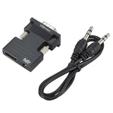 HDMI-compatible To VGA Converter With 3.5mm Audio Cable For PS4 PC Laptop TV Monitor Projector 1080P VGA Female To HD Male Adapt