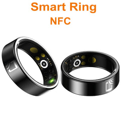 Fashion Smart Ring Men Women R20 NFC Access Control Sleep Monitor Fitness Tracker IP68 Waterproof Camera Control Finger Rings