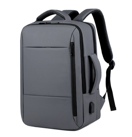 Men Large Capacity Backpack USB Charging Male Laptop Bagpack Waterproof Business Travel Back Pack Luggage Bag Mochila