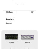 MelGeek Made68 PRO Magnetic axis keyboard for RT esports games customized mechanical fearless contract desktop laptop keyboard