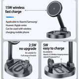 3 In 1 Foldable Wireless Charger Stand Pad Fast Magnetic Charging Station Dock for iPhone 15 14 13 12 Pro Max Mini Airpods 3/2