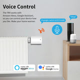 Tuya ZigBee 3.0 TRV Thermostat Smart Radiator Actuator Valve Automatic Programmable Temperature Controller for Alexa Google Home