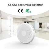 2-in-1 WiFi Tuya Smart Carbon Monoxide &amp; Smoke Detector Alarm