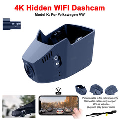 Customized 4K WIFi Car DV For VW Volkswagen Atlas Caddy Passat Tiguan B6 B7 Mk2 Cupra Formentor Video Recorder Recording Devices