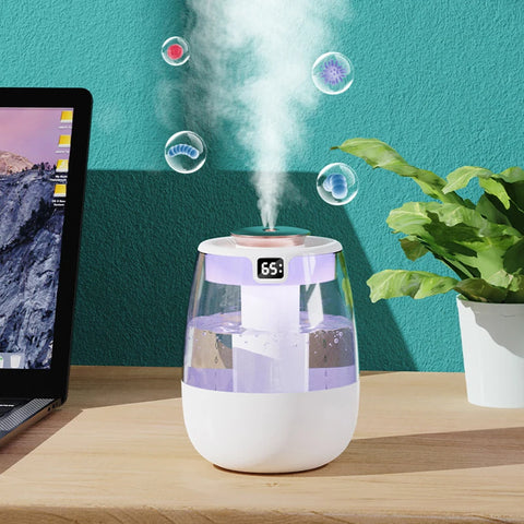 Xiaomi MIJIA Air Humidifier 1300ML Aroma Humidifier Double Spray Port Essential Oil Diffuser USB With Light For Home Office