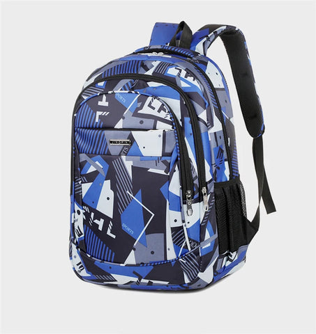 Geometric Oxford Backpack