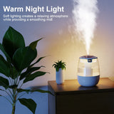 Xiaomi MIJIA Air Humidifier 1300ML Aroma Humidifier Double Spray Port Essential Oil Diffuser USB With Light For Home Office